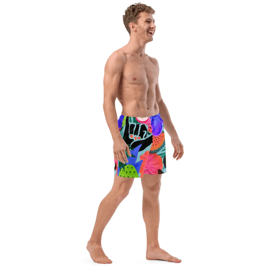 Tropical Fusion All-Over Swim Trunks product image (10)