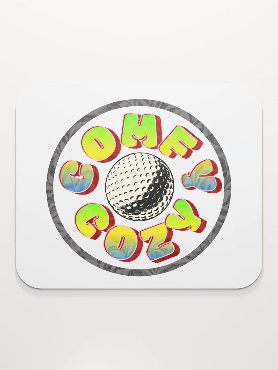 Comfy Cozy Golf Ball Mouse Pad product image (1)
