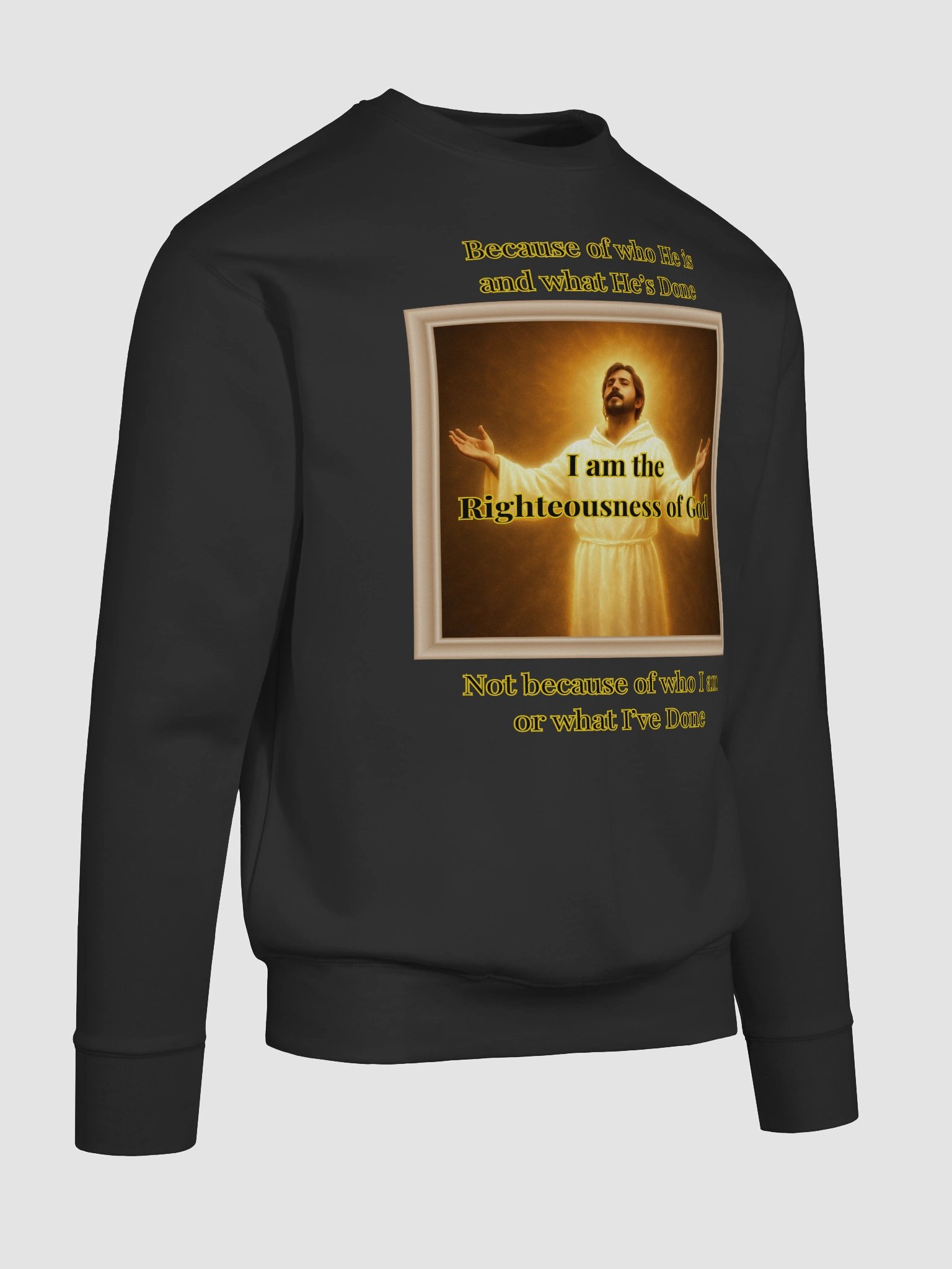 I am the Righteousness of God (Male) Cotton Heritage Premium Sweatshirt product image (10)