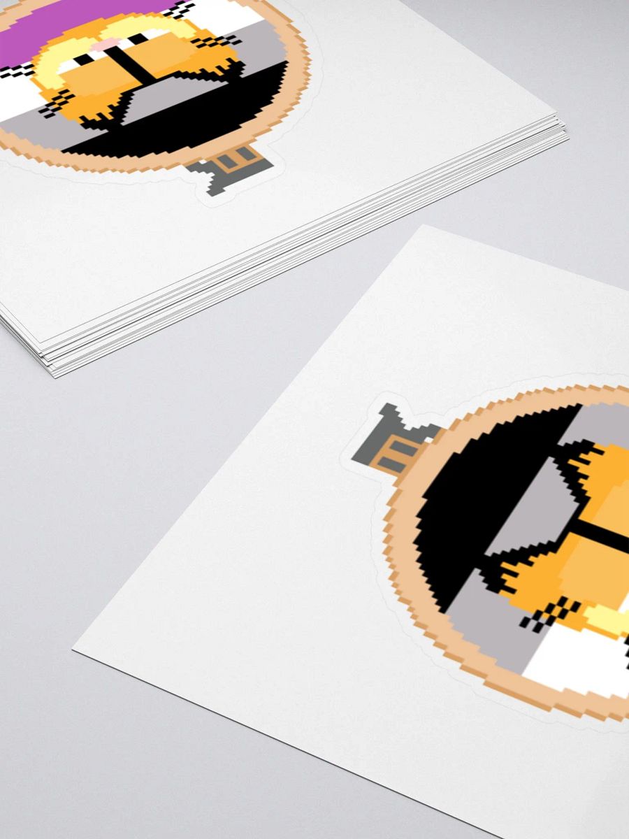 Garfield cross stitch sticker (asexual) product image (4)