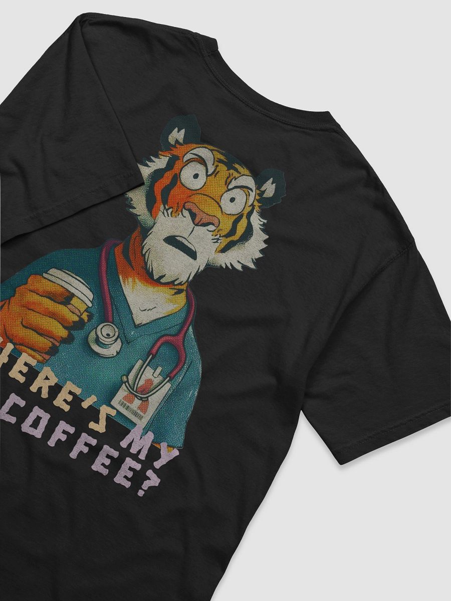 Funny Nurse Shirt, Coffee Tiger Tee product image (5)