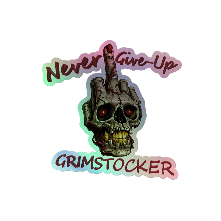 NEVER GIVE UP HOLO product image (2)