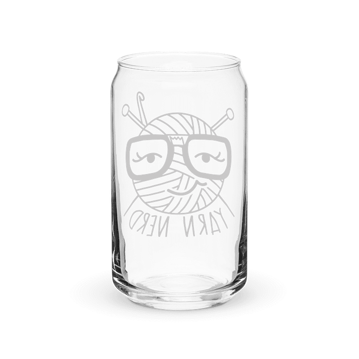 Yarn Nerd Can-Shaped Glass product image (6)