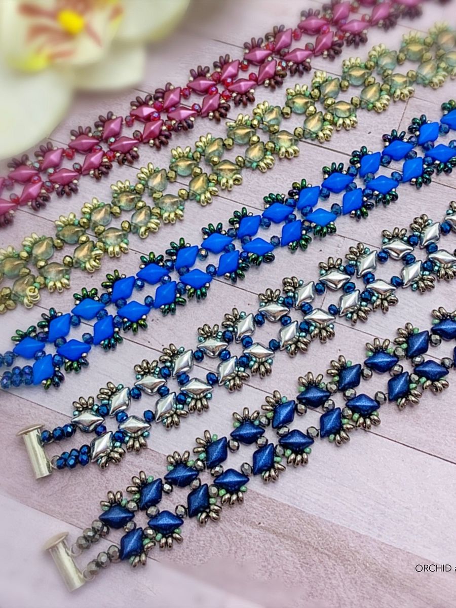 Beading Pattern – Starlight GemDuo Beaded Bracelet product image (11)
