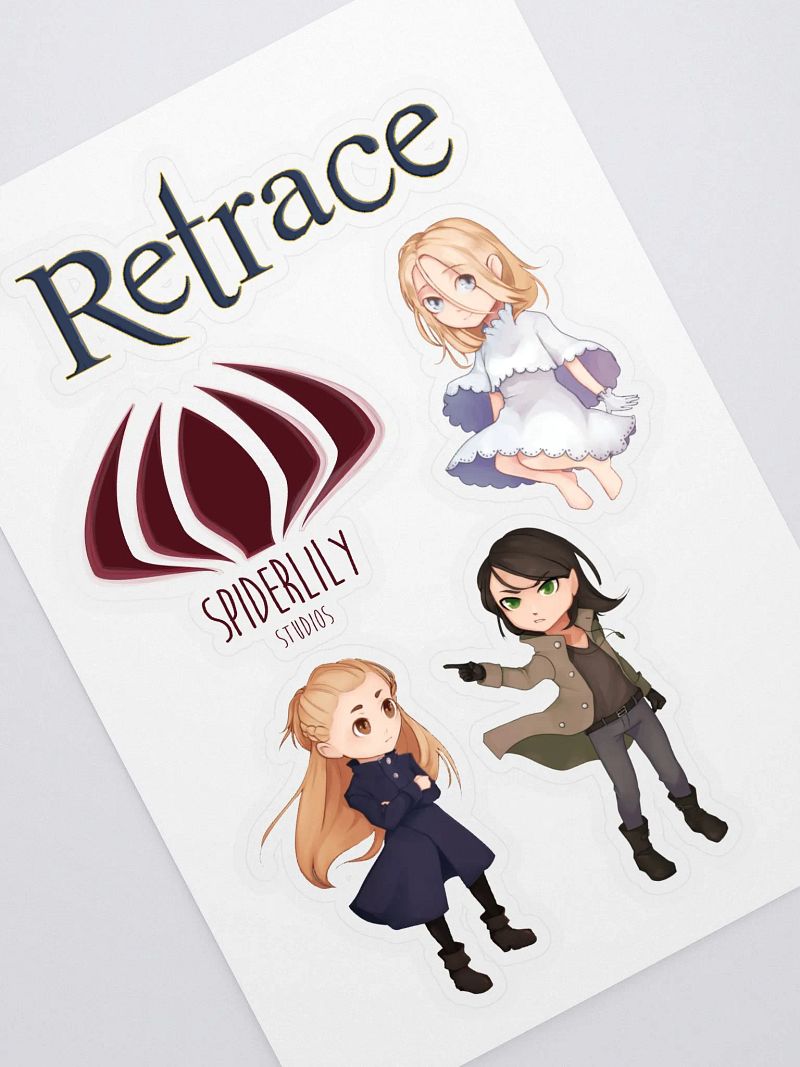Retrace Sticker Sheet: Mystery Trio