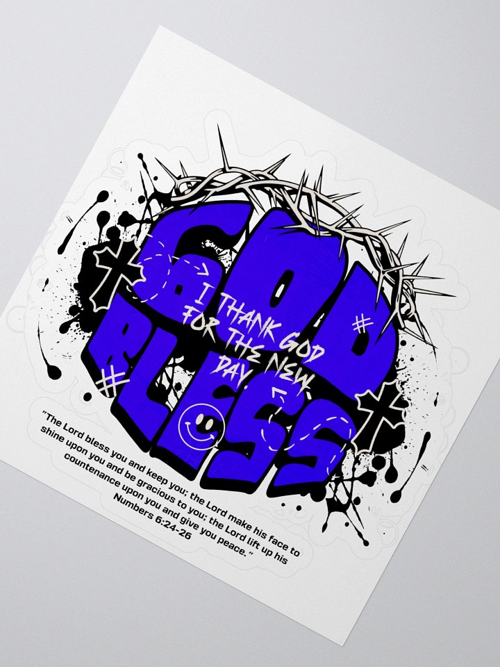 God Bless Kiss Cut Stickers product image (2)