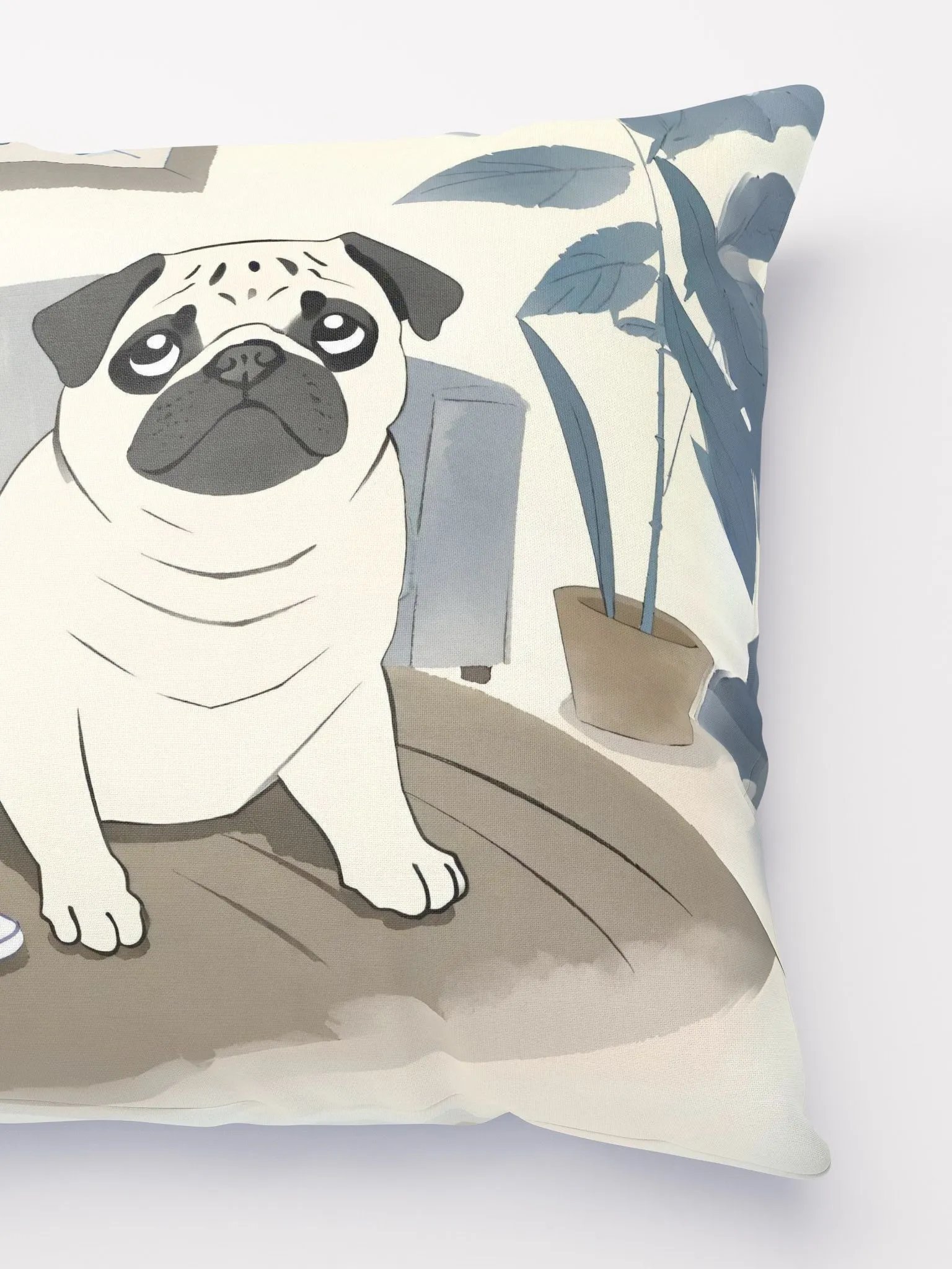 Cozy Pug Pillow product image (3)