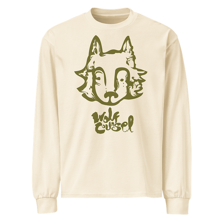 Wolf Counsel AS Colour Premium Heavyweight Long Sleeve Shirt (Front Patch) product image (1)