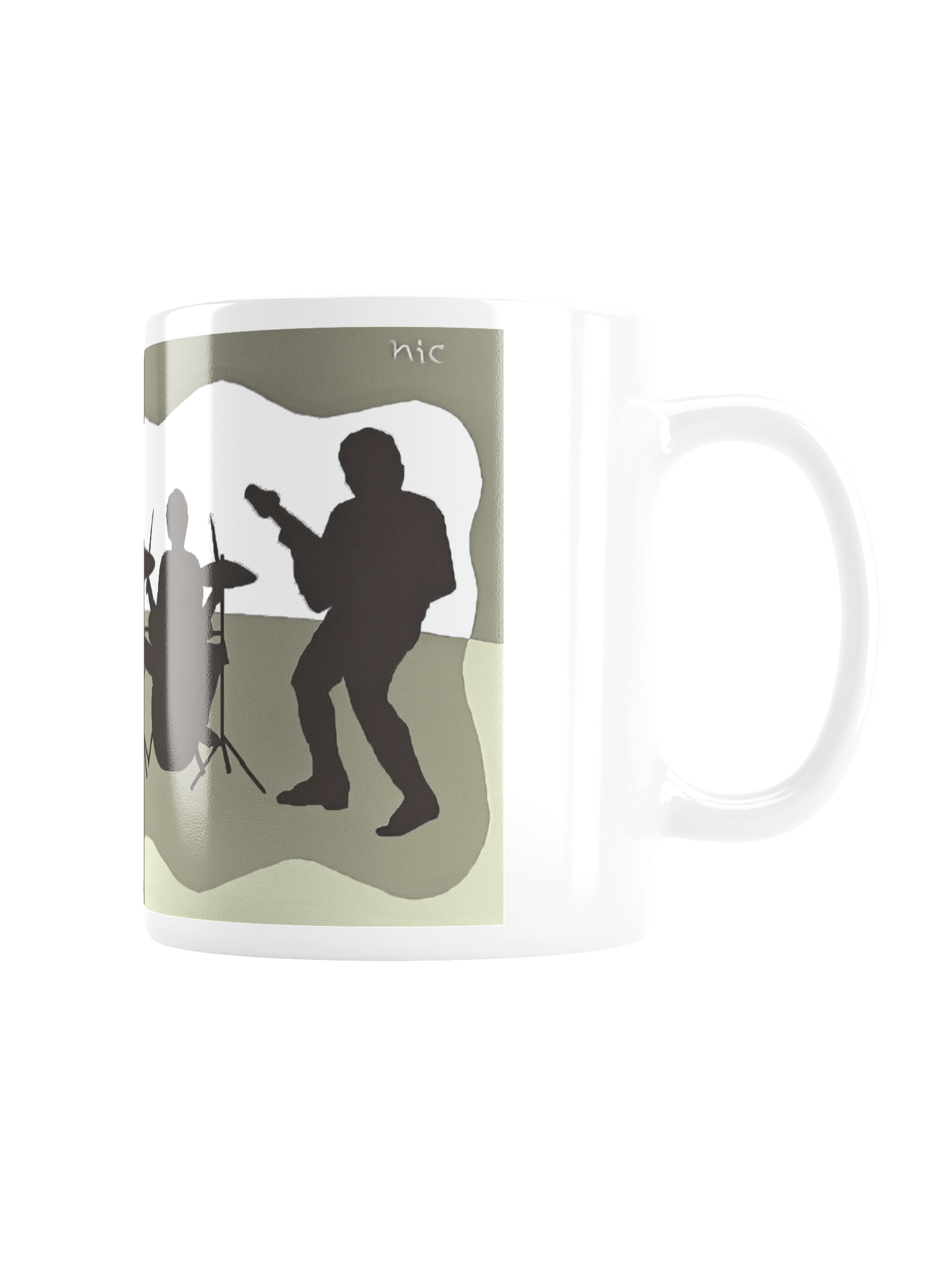 Rock Band White Glossy Mug product image (2)