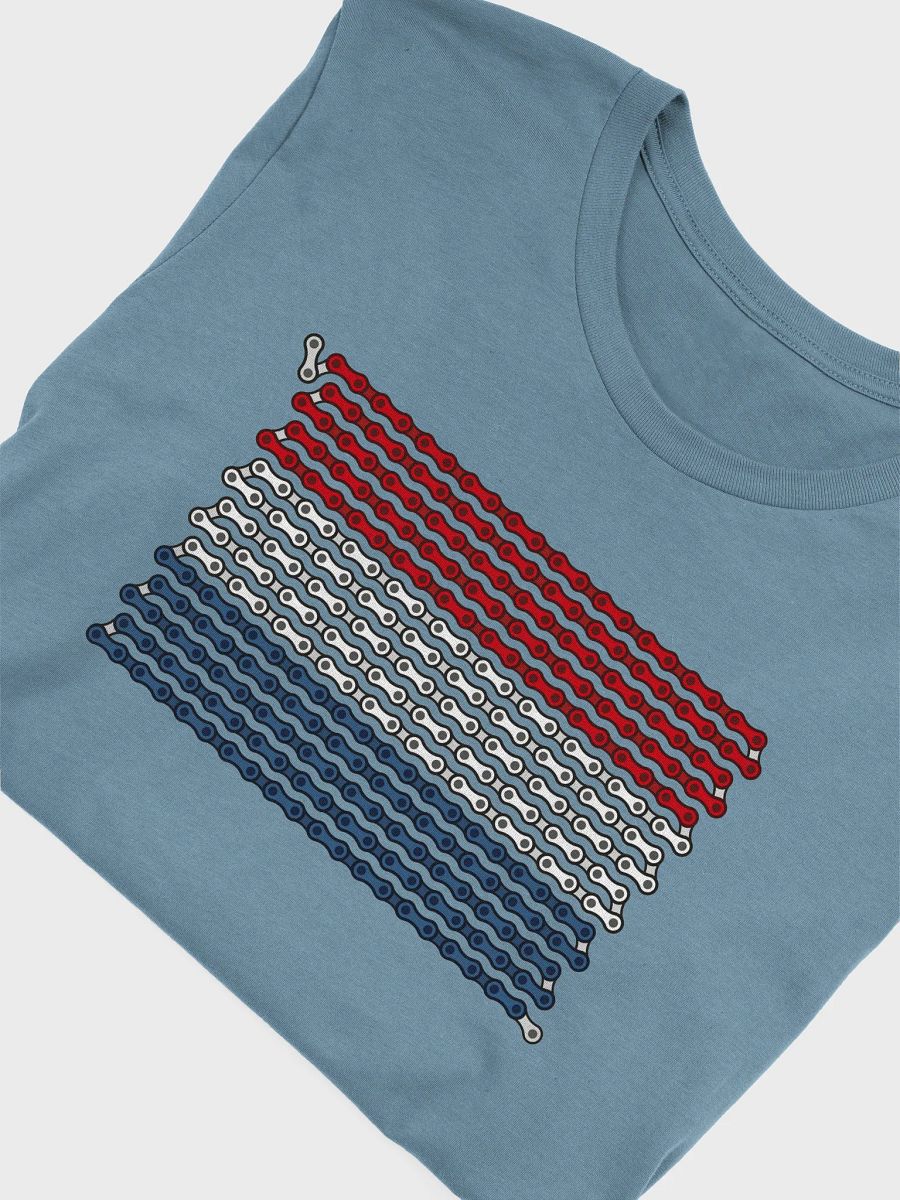 Netherlands Bike Chain Flag on Dark Color Supersoft Tee product image (7)
