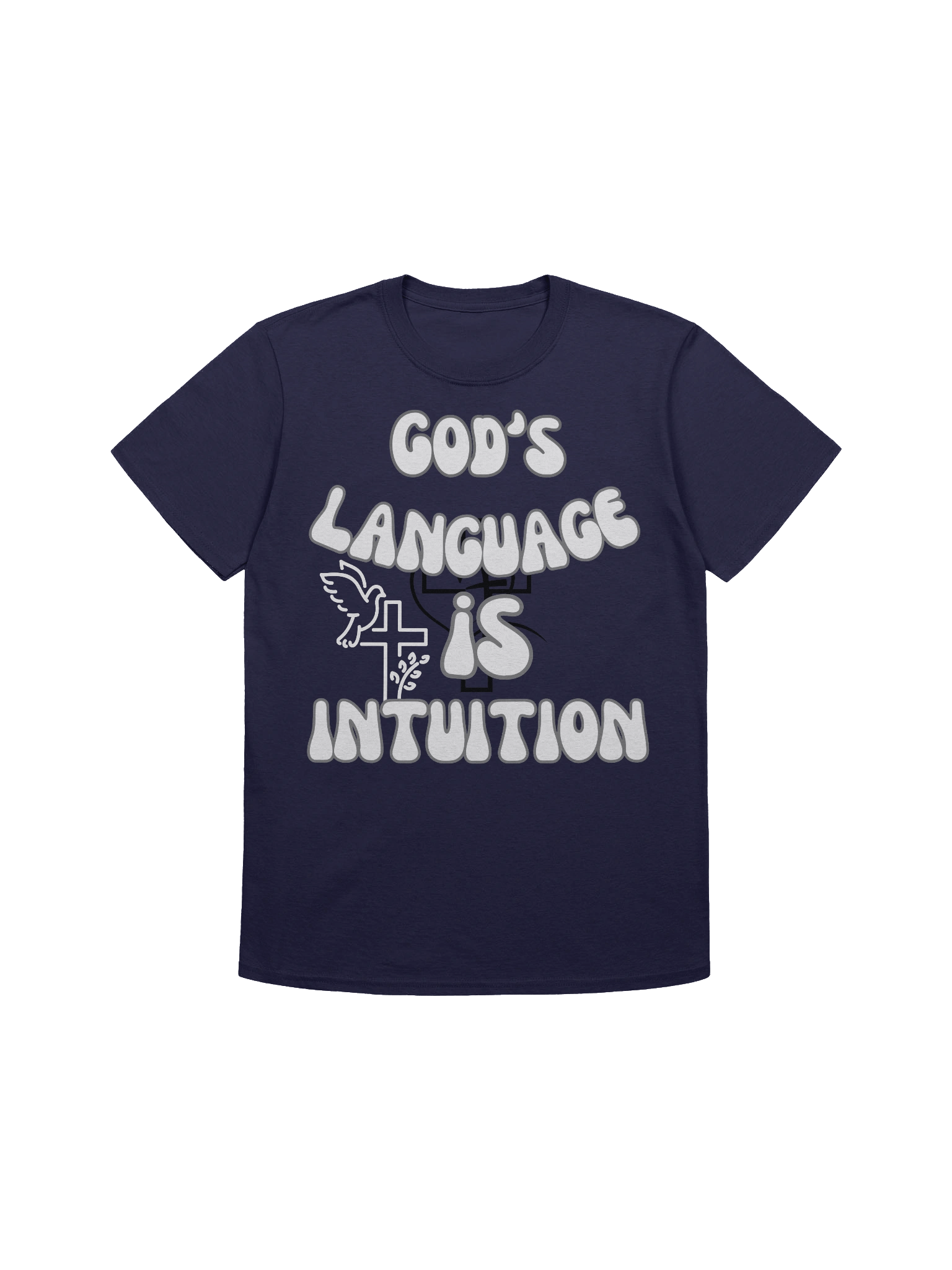 God's Language is Intuition Unisex T-Shirt product image (3)