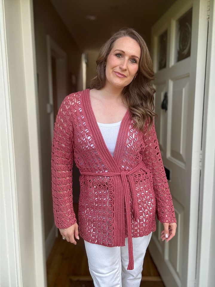 Lace Crochet Cardigan Pattern, Sizes Xs-5X with Video Tutorial product image (2)