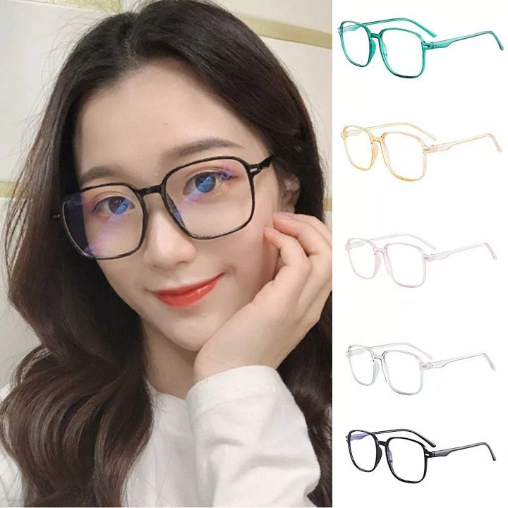 Plastics Clear Lens Glasses UV Protection Eyeglasses Frame for Women Girls product image (1)