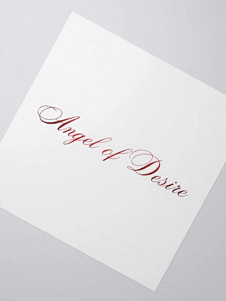 Red Angel of Desire Sticker product image (5)