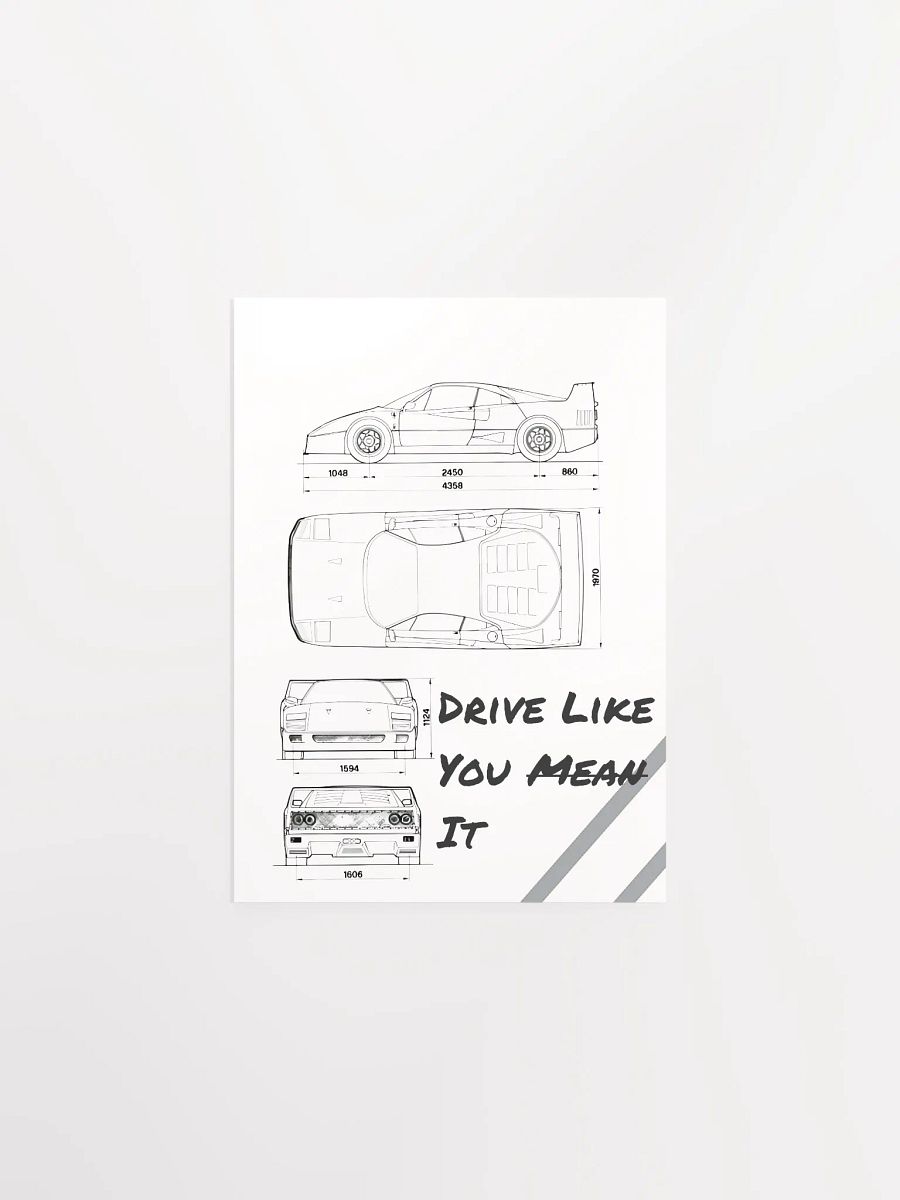 Vintage Sports car poster product image (2)