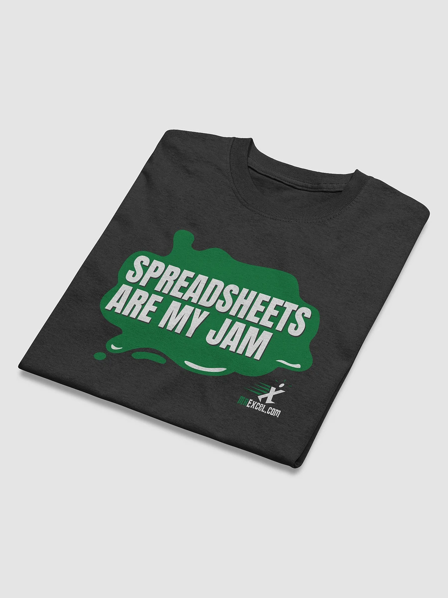 Spreadsheets Are My Jam - Black T-Shirt product image (5)