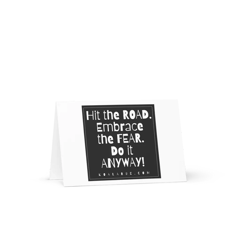 EMBRACE THE FEAR • GREETING CARD AND ENVELOPE product image (4)
