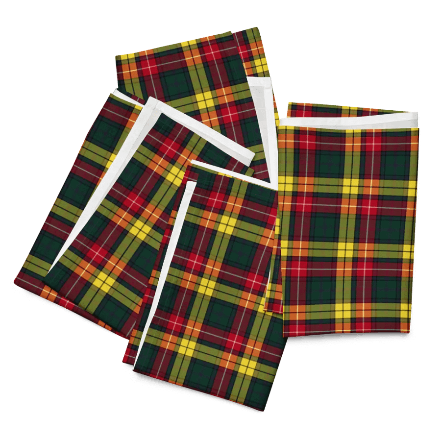 Clan Buchanan Tartan Cloth Napkins product image (4)