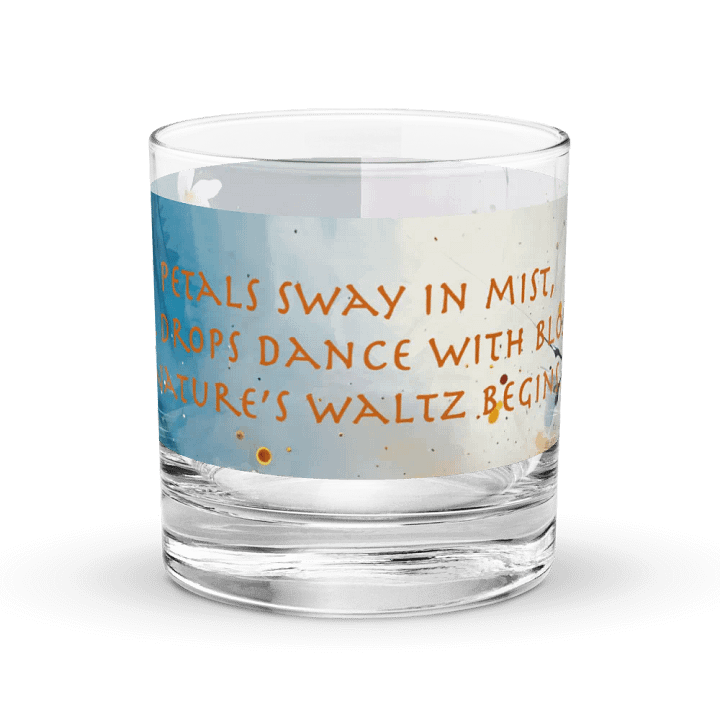 Nature's Waltz Rocks Glass product image (1)