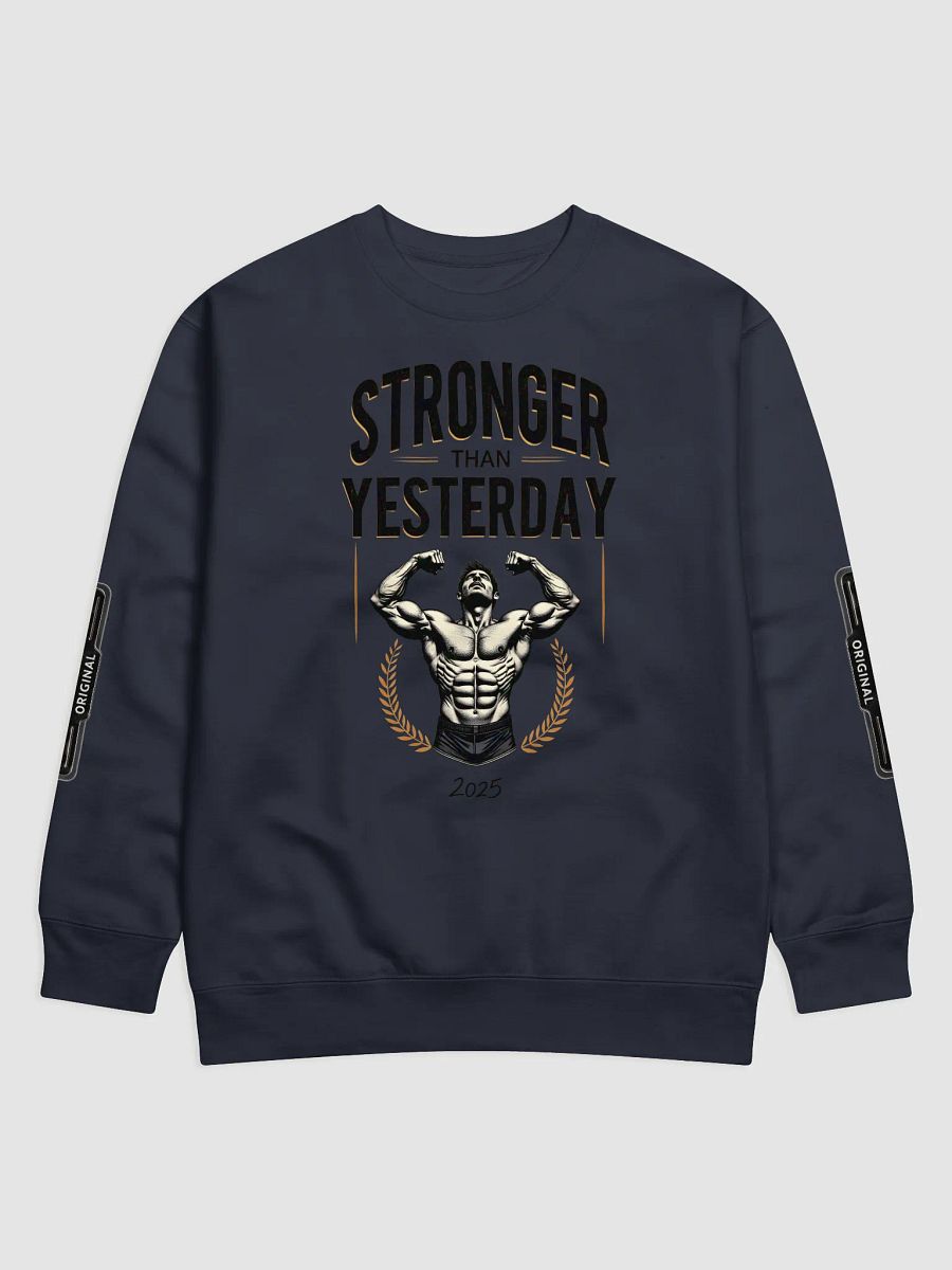 KLERIK Original Emblem Sweatshirt - stronger than yesterday MUSCLE product image (1)