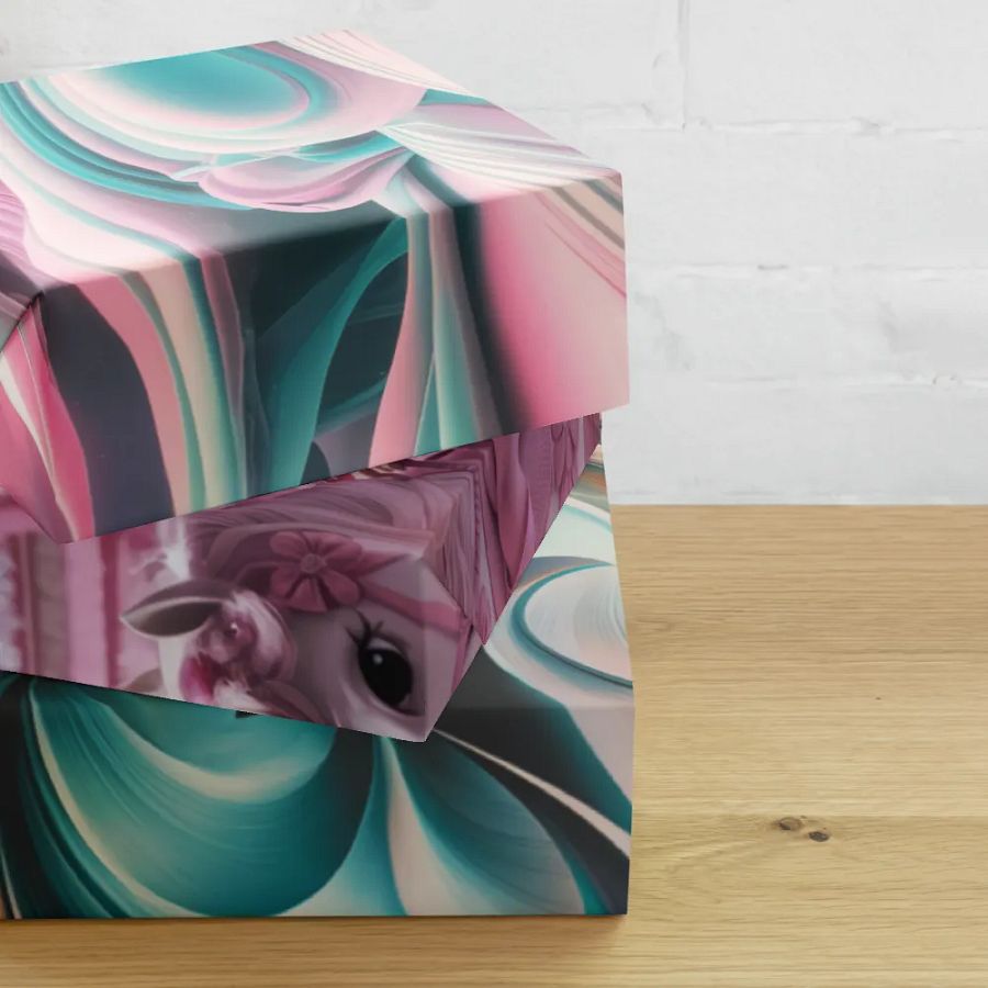 Swirling Ribbons Wrapping Paper Set product image (10)