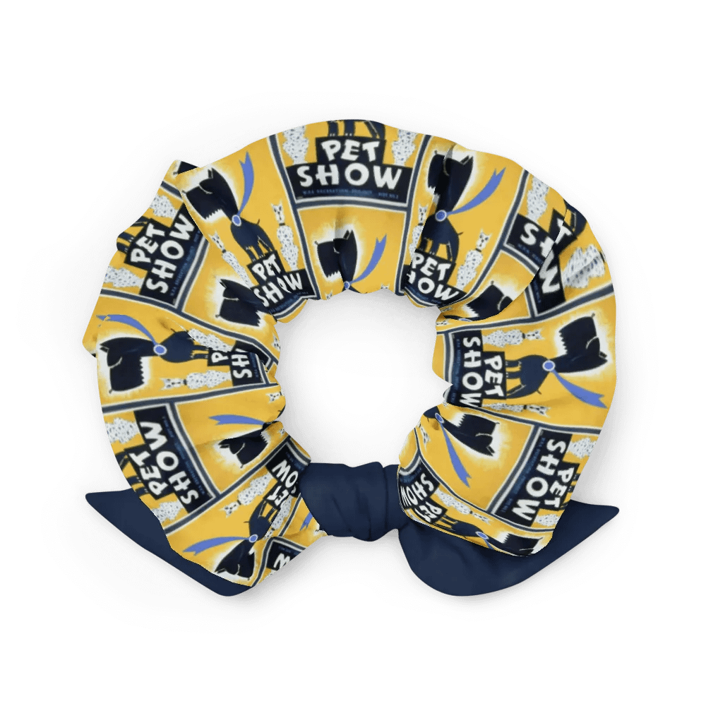 Vintage “Pet Show” Printed Scrunchie product image (2)