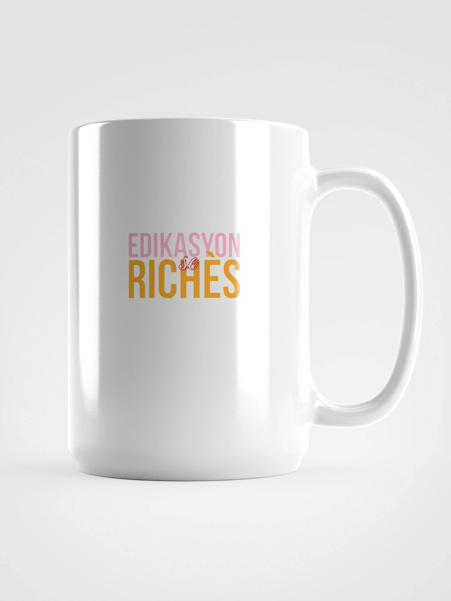 Roots Strong. Always Authentic white glossy mug. product image (1)