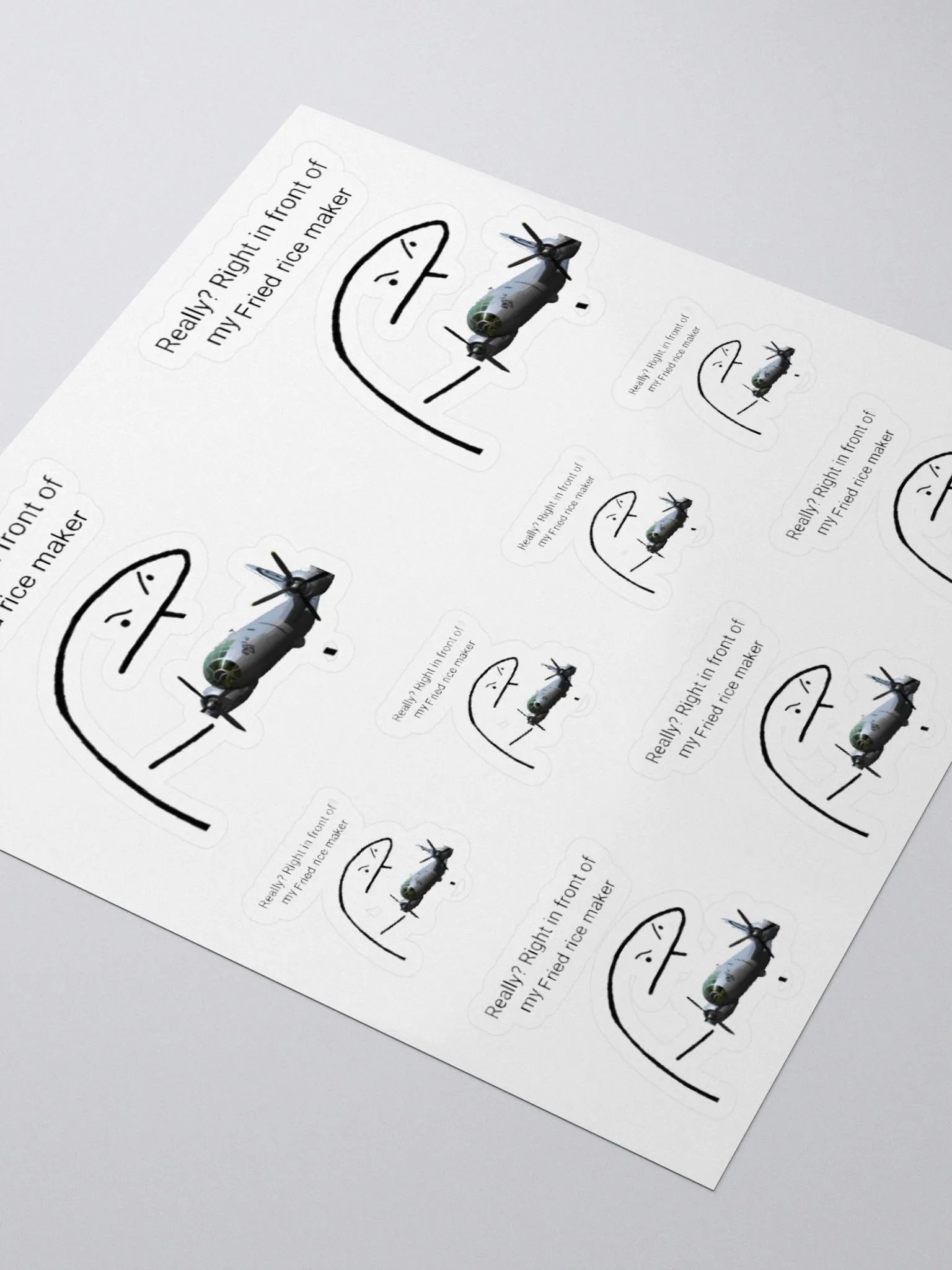 Fried rice maker sticker Set product image (9)