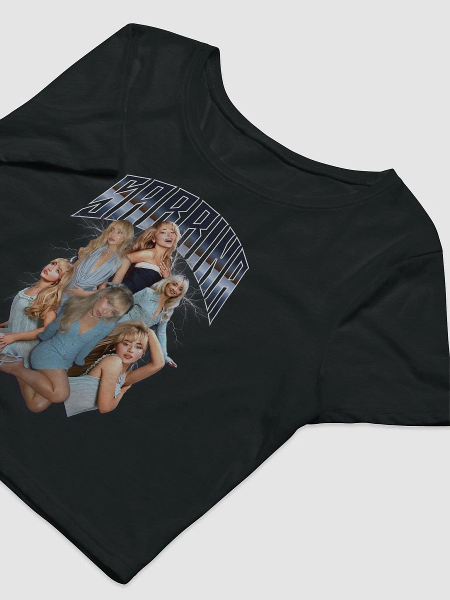Sabrina Crop Tee | Jean Blue product image (3)
