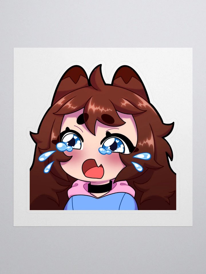 Wolfy Sadge Kiss Sticker product image (1)
