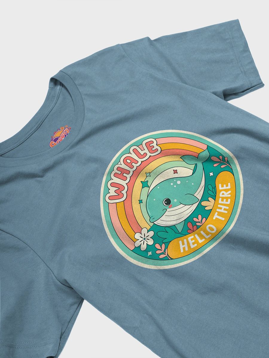 Whimsical Whale Rainbow T-Shirt product image (2)