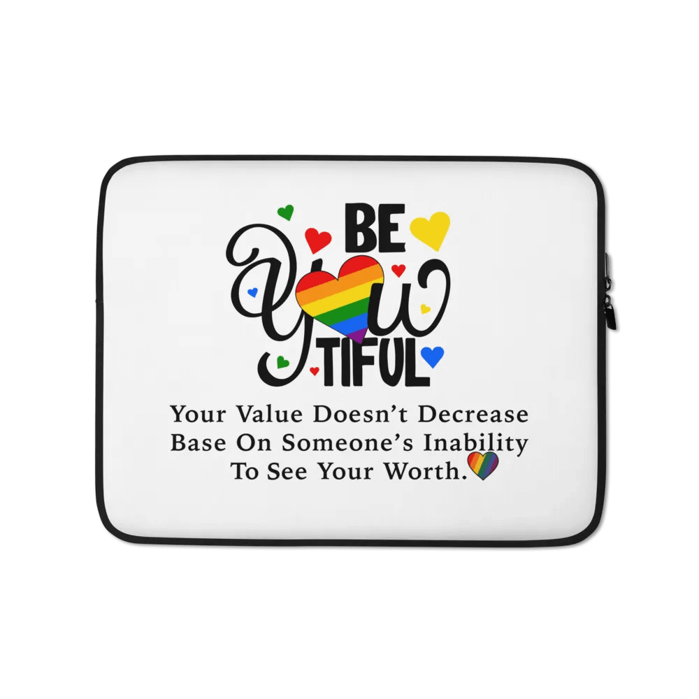 BeYouTiful Laptop Sleeve product image (1)
