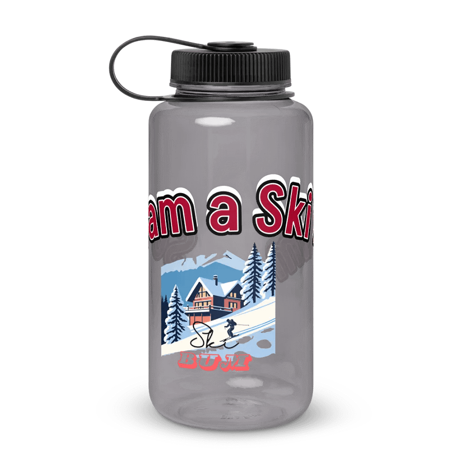 Mountain Skibum Wide Mouth Water Bottle product image (1)