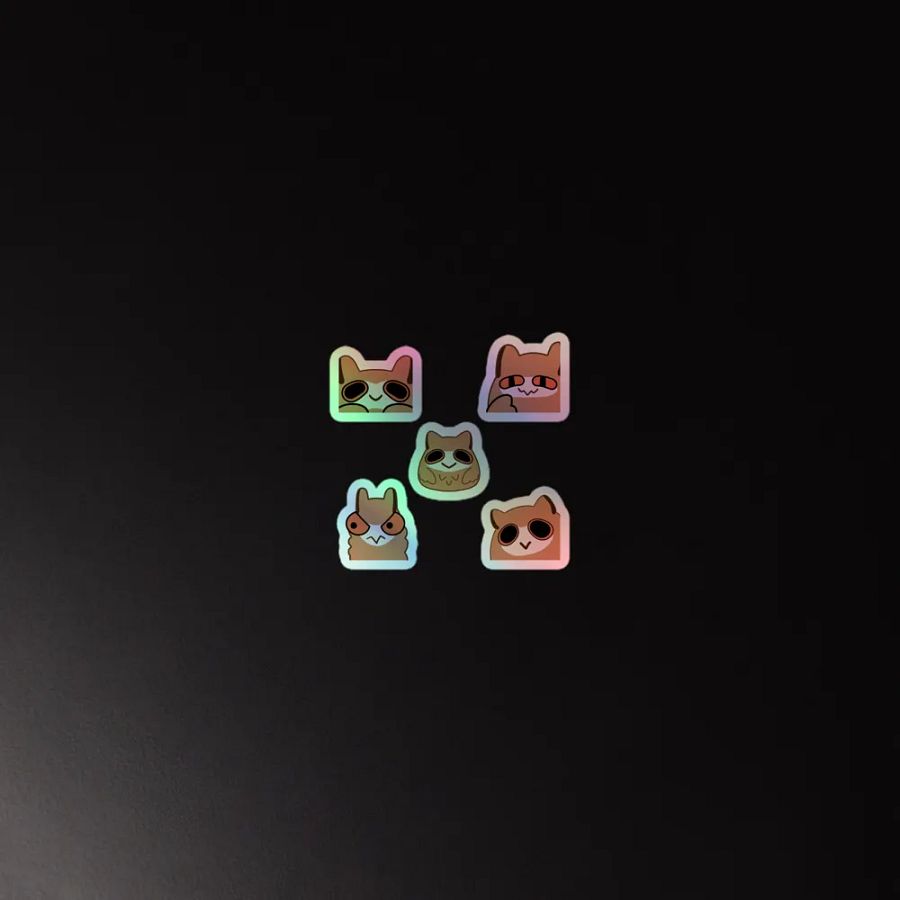Yuni Uhu - Holographic Sticker Set product image (4)