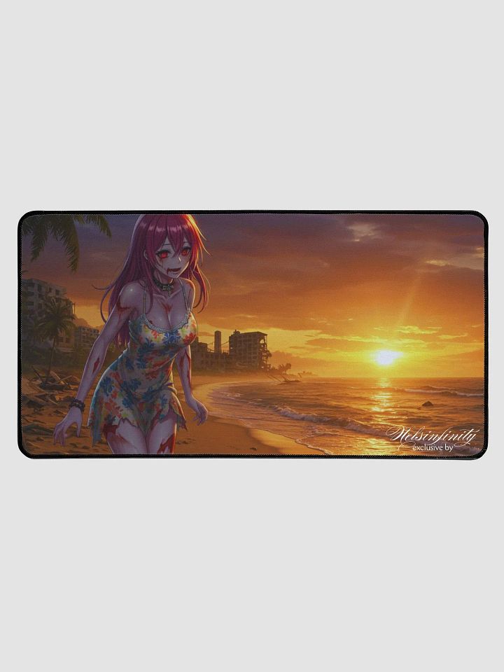 V3 Zombie Anime Beach Babe Desk Mat product image (1)