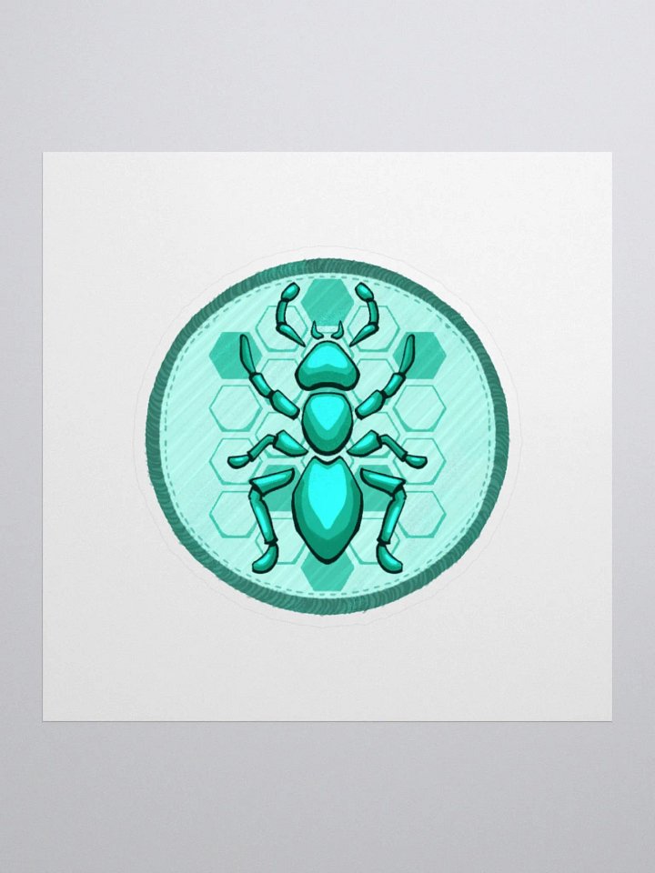Aqua Ants Sticker product image (1)