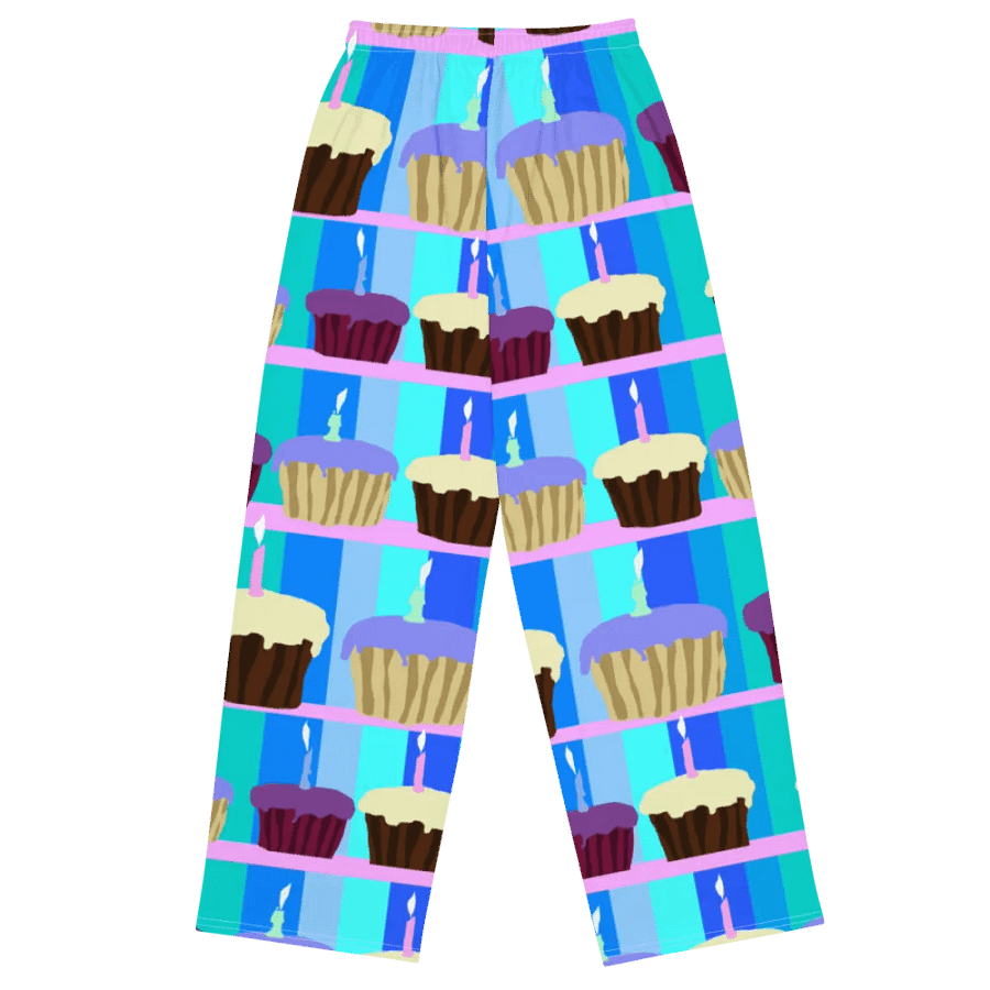 Cupcakes Pattern Wideleg Pants product image (1)