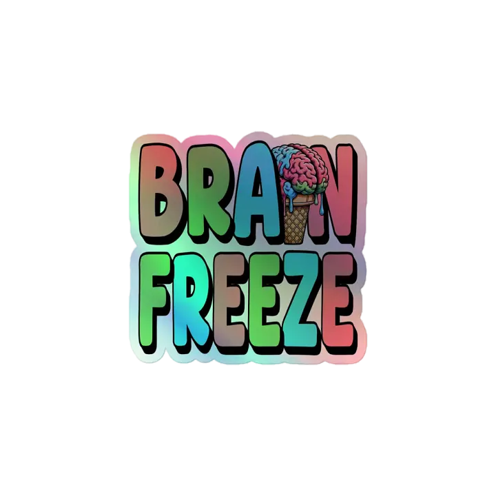 Brain Freeze Holographic Sticker Set product image (1)
