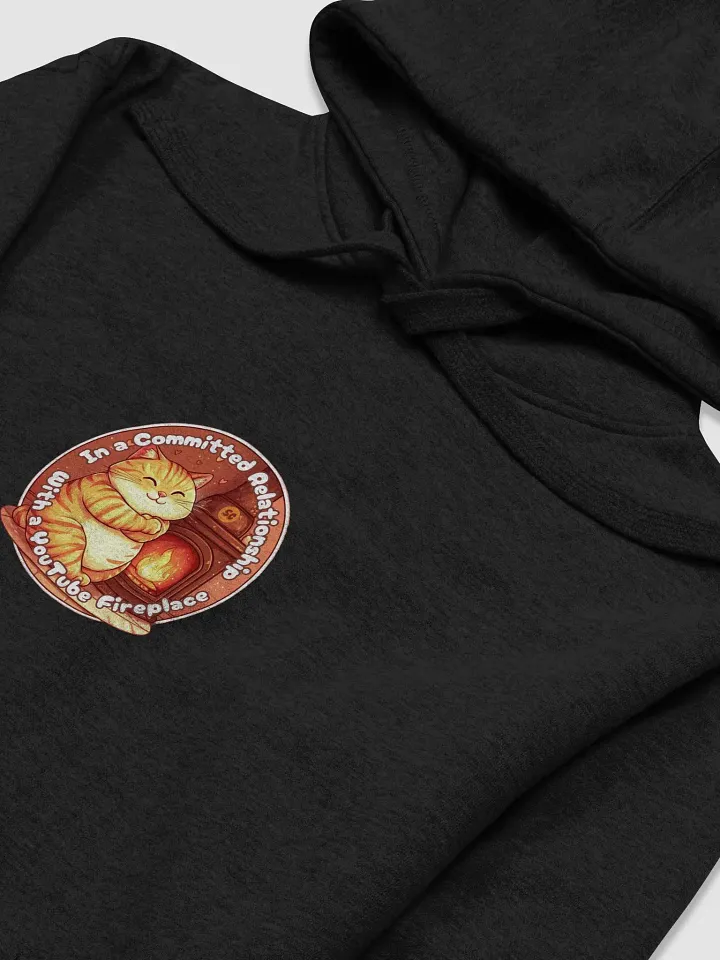 Cozy Cat - In a Committed Relationship with a YouTube Fireplace | Hoodie product image (2)