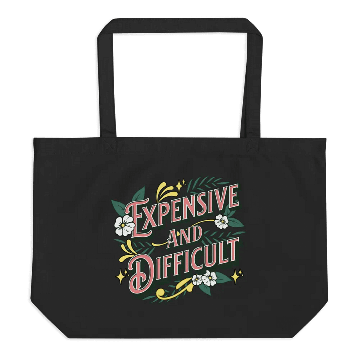 Expensive And Difficult Whimsical Eco-Friendly Tote Bag product image (1)