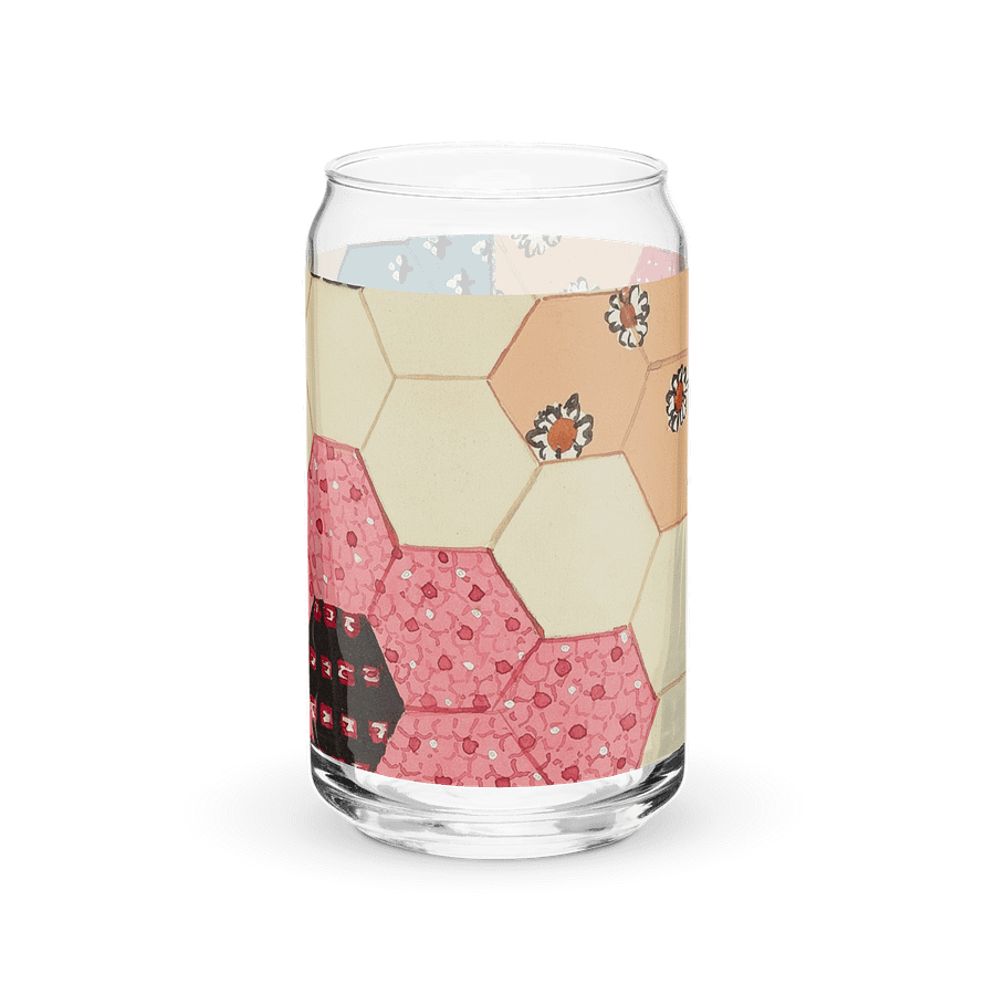 HexaQuilt. 16oz. Glass Tumbler product image (2)