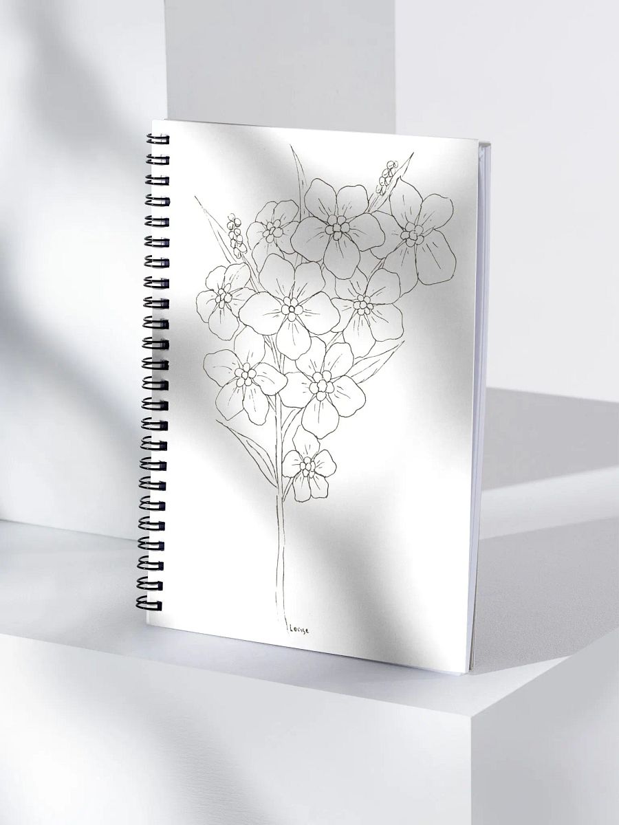 Forget-Me-Not Spiral Notebook product image (4)