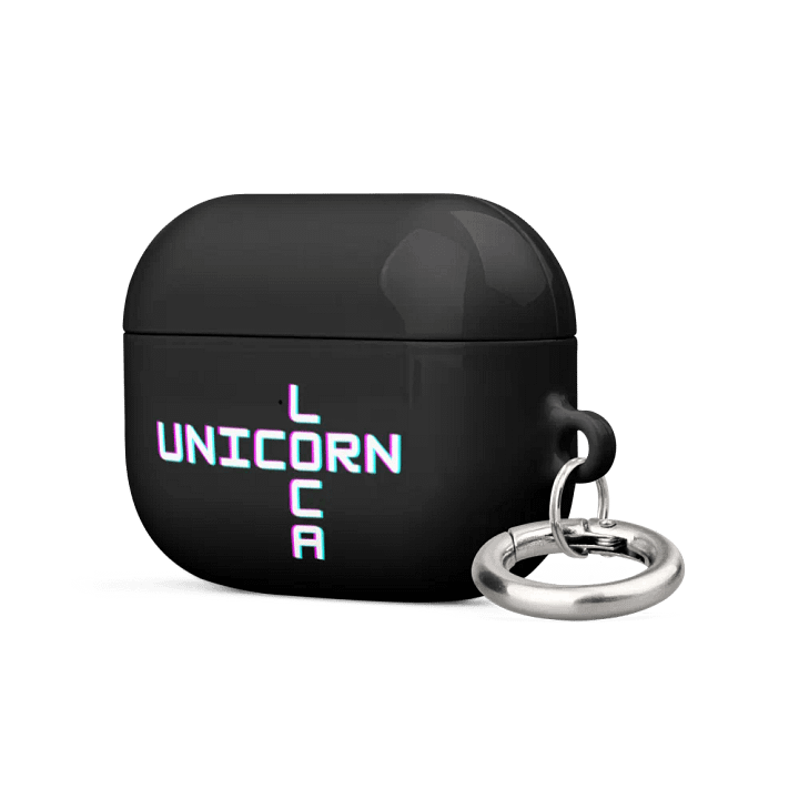 UNICORN LOCA Glitch All-Over Print AirPods® Case product image (2)