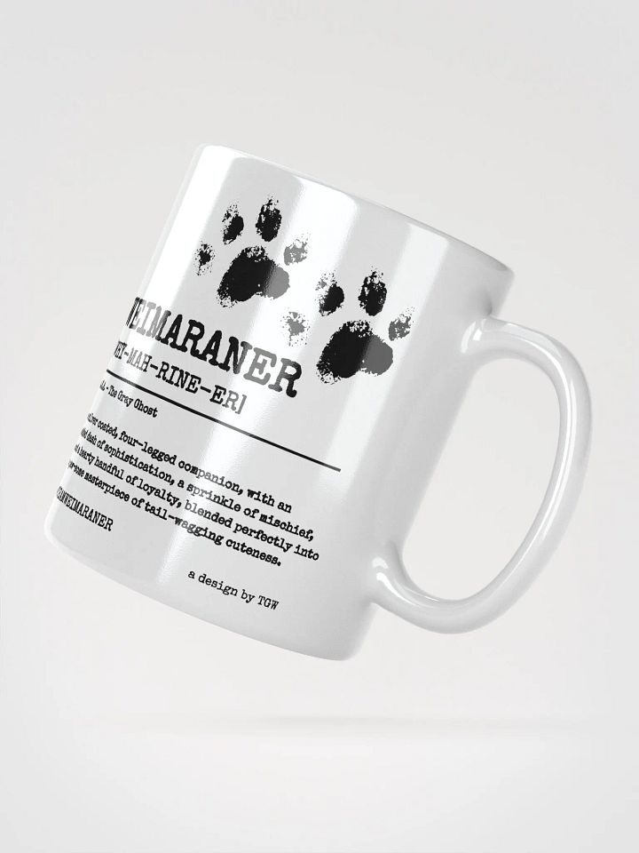 Definition of Weimaraner V2 - Glossy White Mug product image (2)