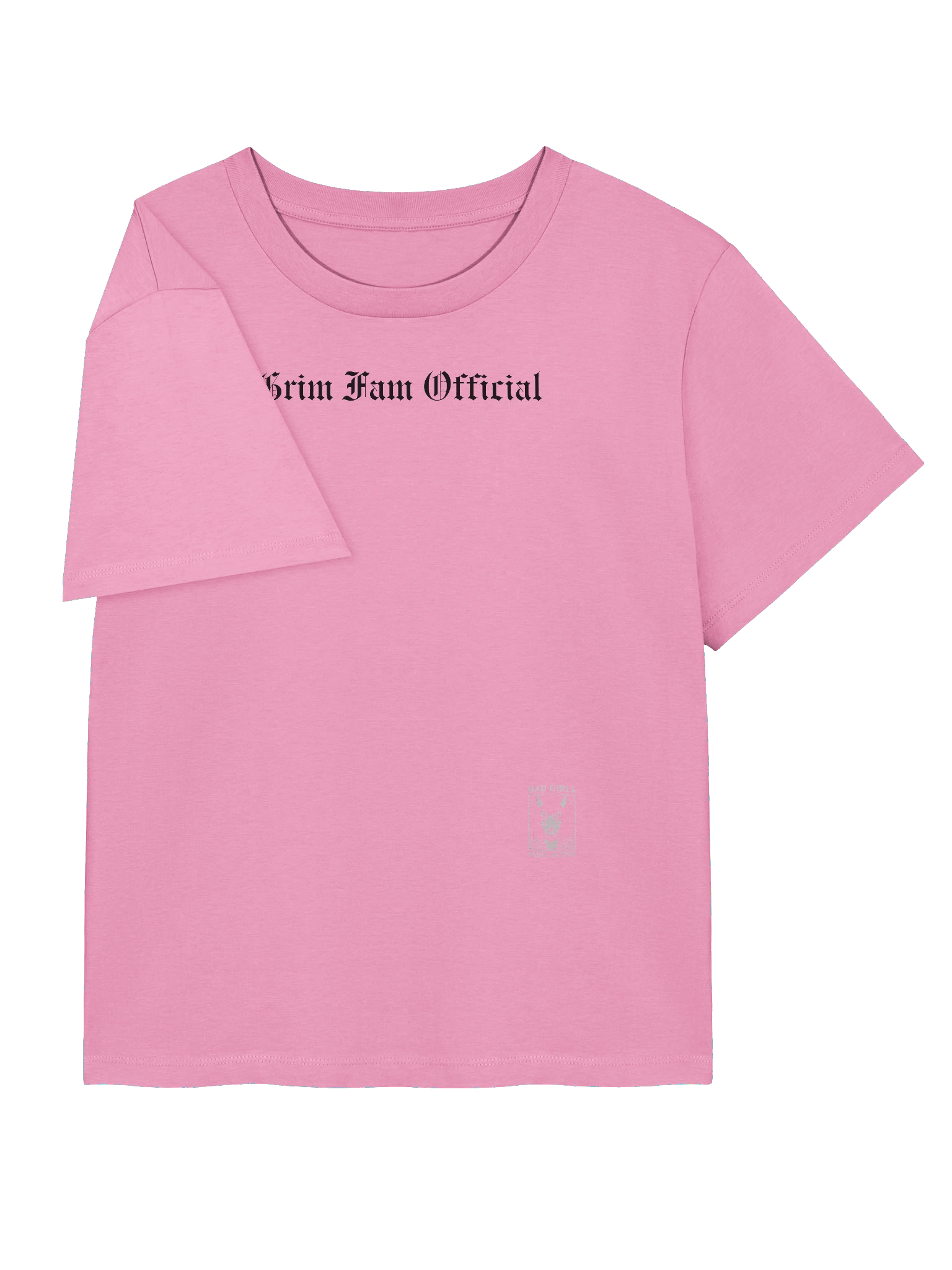 BAD GIRLS TASTE BETTER – GRIMFAM EDITION – WEMONS SHIRT #1 ALL COLORSen's Organic Ribbed Neck T-Shirt #2 Black Text product image (7)