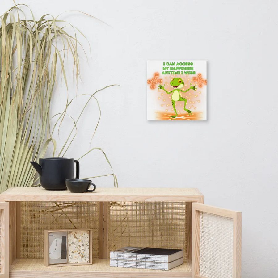 canva print happy frog wisdom quote product image (9)