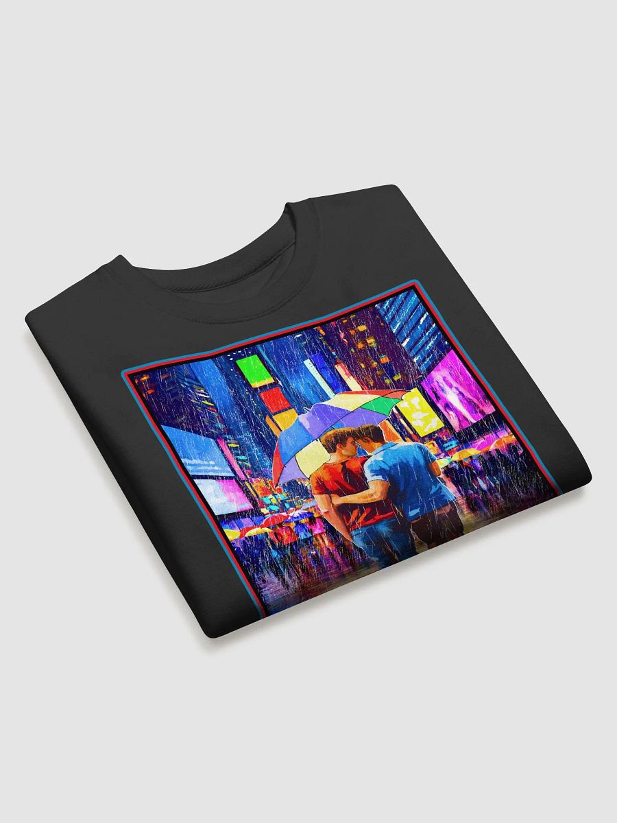 Rain In Times Square - Gay Couple Art Sweatshirt product image (19)