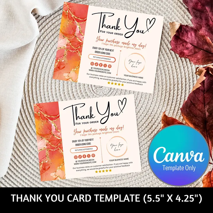 Alani - Thank You Card Template product image (1)