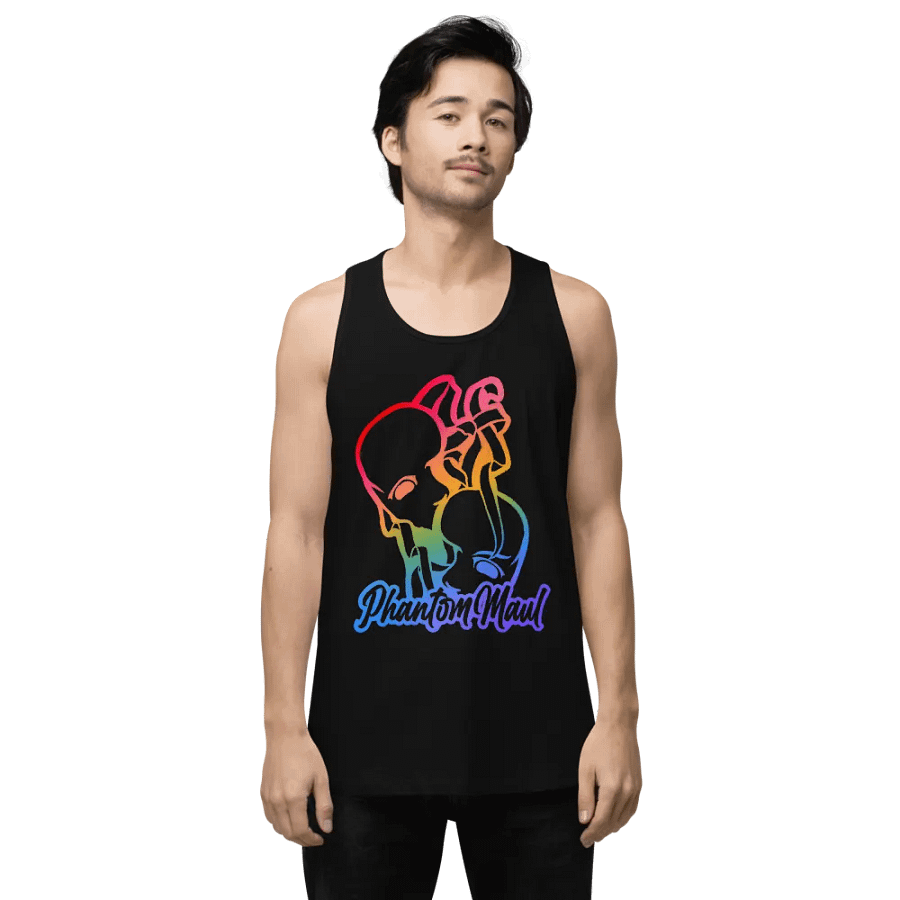 Rainbow Big Logo Men's Tank Top product image (1)