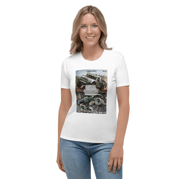Metal Carnage (Screenplay Poster) T-Shirt (Women) - White product image (1)